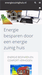Mobile Screenshot of energiezuinighuis.nl